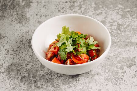 Севиче из лосося с томатами