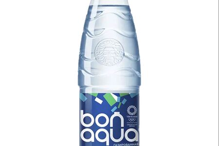 Вода BonAqua с газом