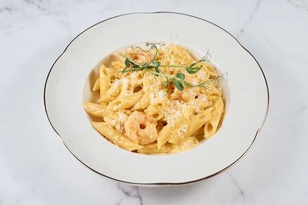 Мак энд чиз с креветками