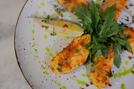 Мидии Киви запеченные