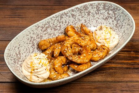 Тигровые креветки кимчи