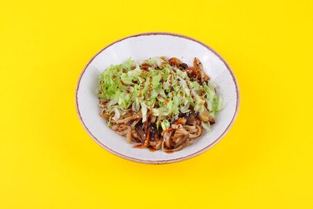 Удон с курицей