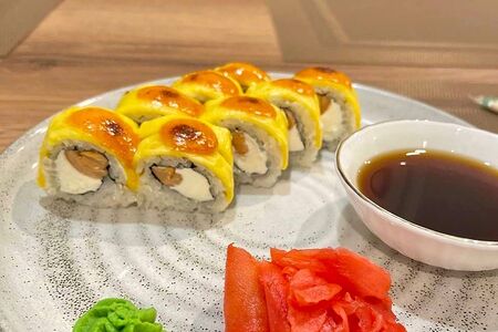 Чеддер и лосось