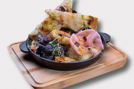 Соте из морепродуктов