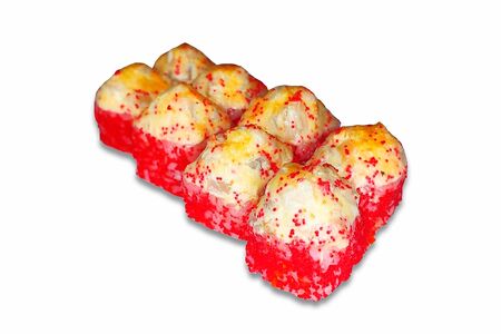 Запеченный ролл с окунем