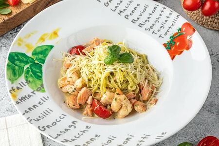 Al salmone Gamberetti