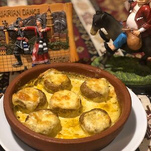 Грибы с плавленым сыром