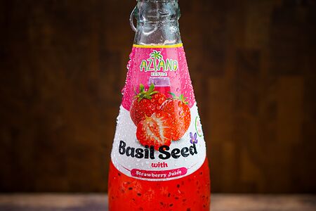 Aziano нектар клубники с семенами базилика