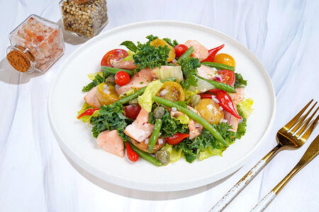 Салат с лососем 200 г, Доставка