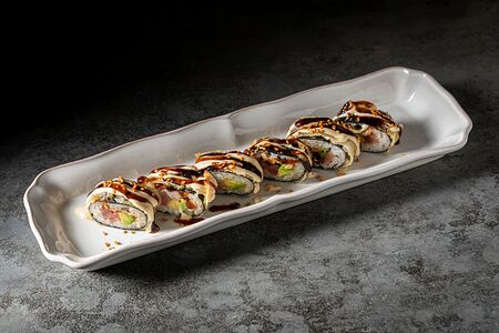 Горячий ролл тунец/угорь