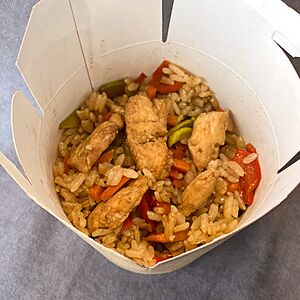 Рис с курицей