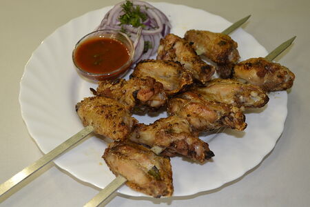 Шашлык из куриных крылышек