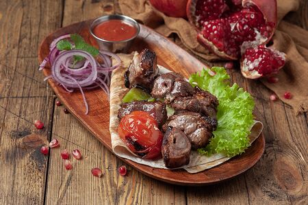 Шашлык из бараньей мякоти