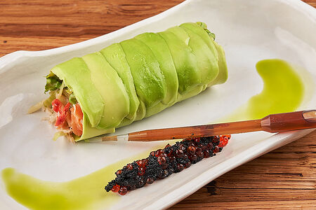 Ролл-салат с крабом