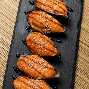 Запеченные мидии