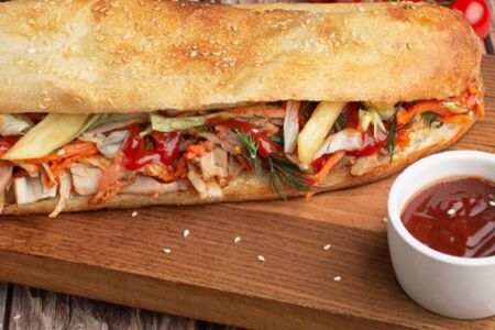 Турецкий донер с курицей