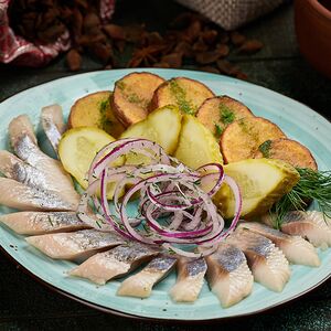 Сельдь слабосолёная