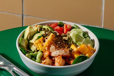 Боул с креветками