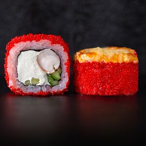 Креветка запечённая Острая