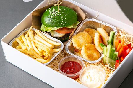 Food Box Детский с бургером