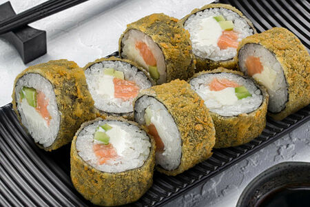 Темпура с лососем 8 шт