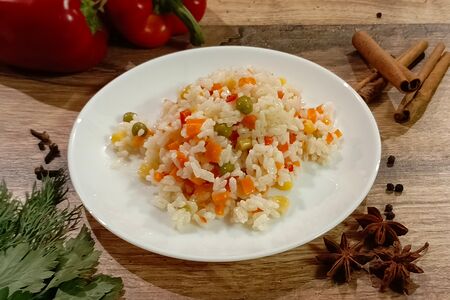 Рис с овощами