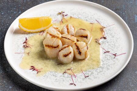 Гребешок на гриле