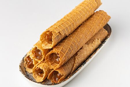 Трубочки со сгущенкой