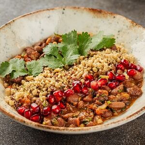 Лобио с грецким орехом