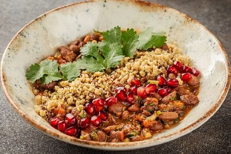 Лобио с грецким орехом