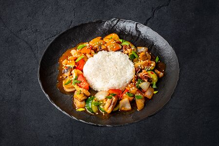 Морепродукты по-азиатски