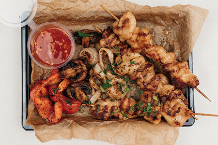 Шашлычки из говяжьей вырезки