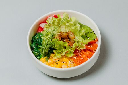 Поке с гребешком