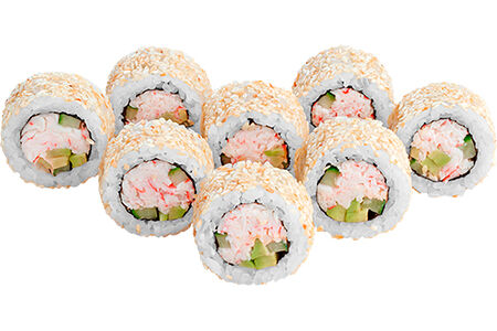 Калифорния в кунжуте ролл