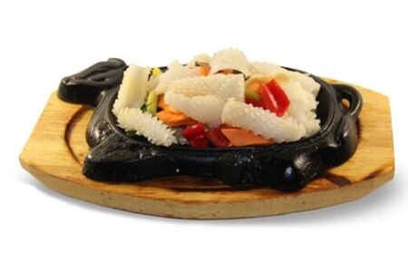 507 Кальмары, жаренные с луком