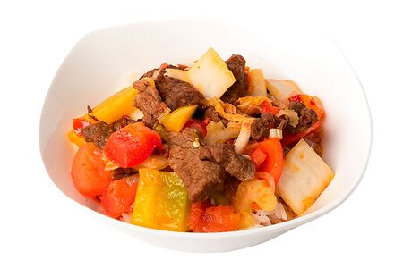 Лагман с рисом