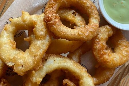 Кольца кальмаров в кляре