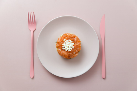 Тартар из лосося