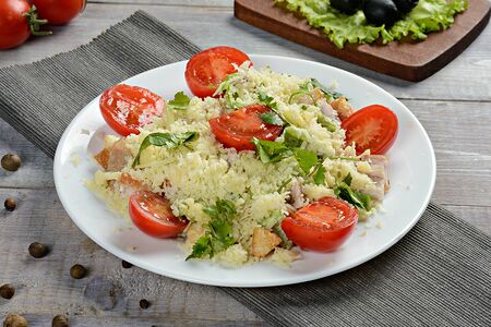 Салат Цезарь с курицей