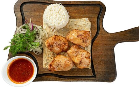 Шашлык из куриного филе