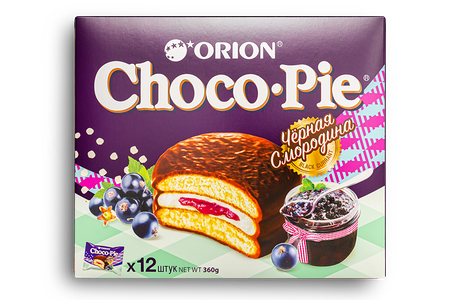 Пирожное Choco Pie Черная Смородина