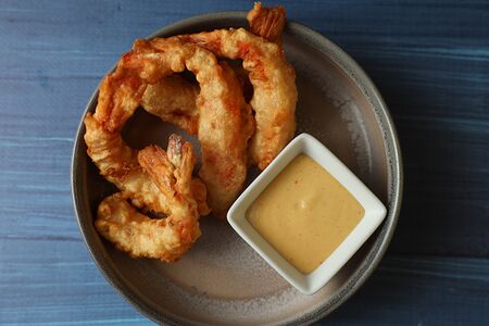 Креветки темпура