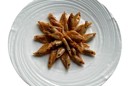 Креветки жареные