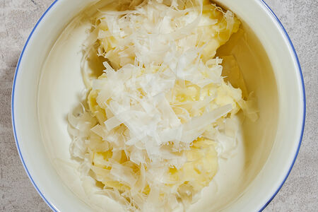 Картофельное пюре с пармезаном