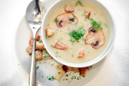 Суп-пюре грибной