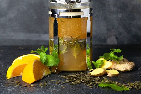 Имбирный с цитрусами и мёдом