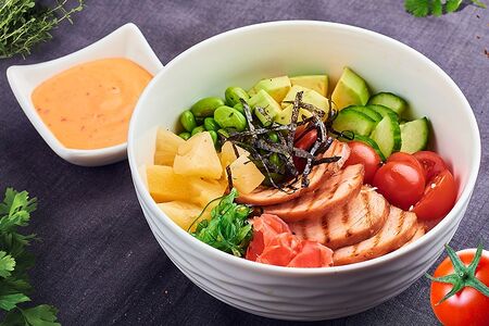 Поке с курицей