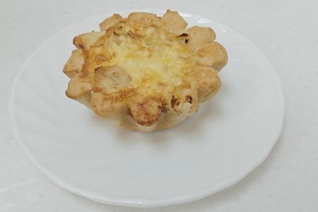 Киш с курицей и грибами