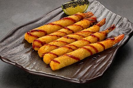 Креветки темпура