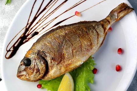 Дорадо на гриле